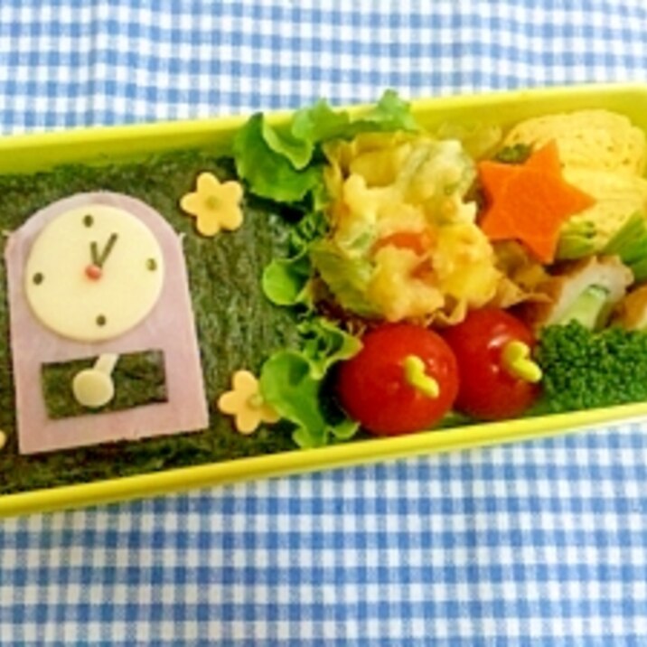 簡単キャラ弁 時の記念日 ボンボン時計のお弁当 レシピ 作り方 By Cherry05 楽天レシピ 簡単キャラ弁 時の記念日 ボンボン時計のお弁当 レシピ 作り方 By Cherry05 楽天レシピ